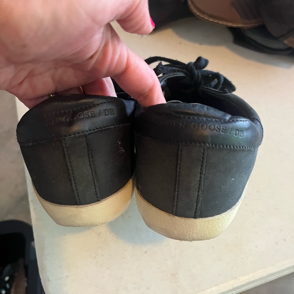 Golden Goose size 39 black and yellow